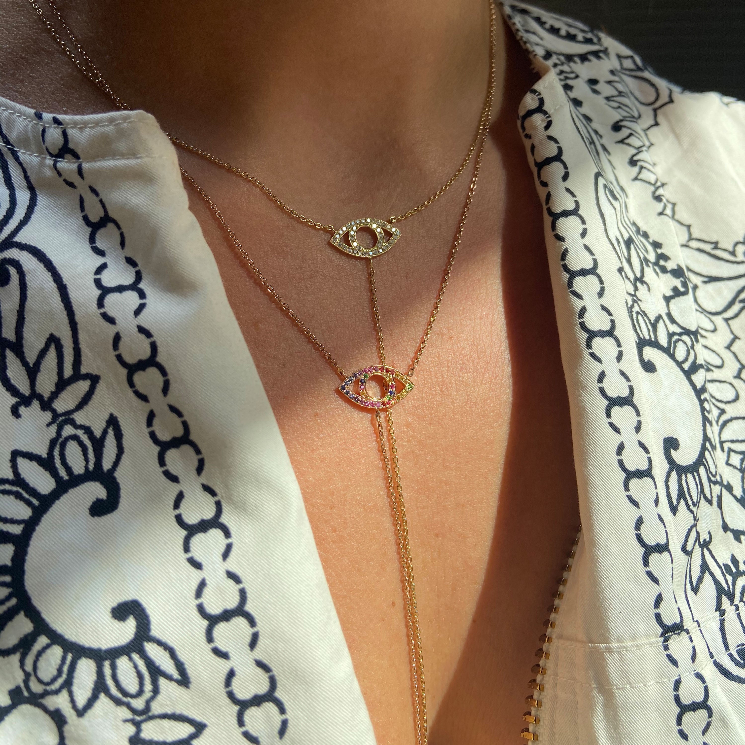 Collier Anima Œil en diamants