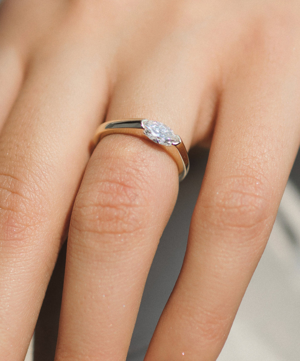 Bague Dvin marquise diamant