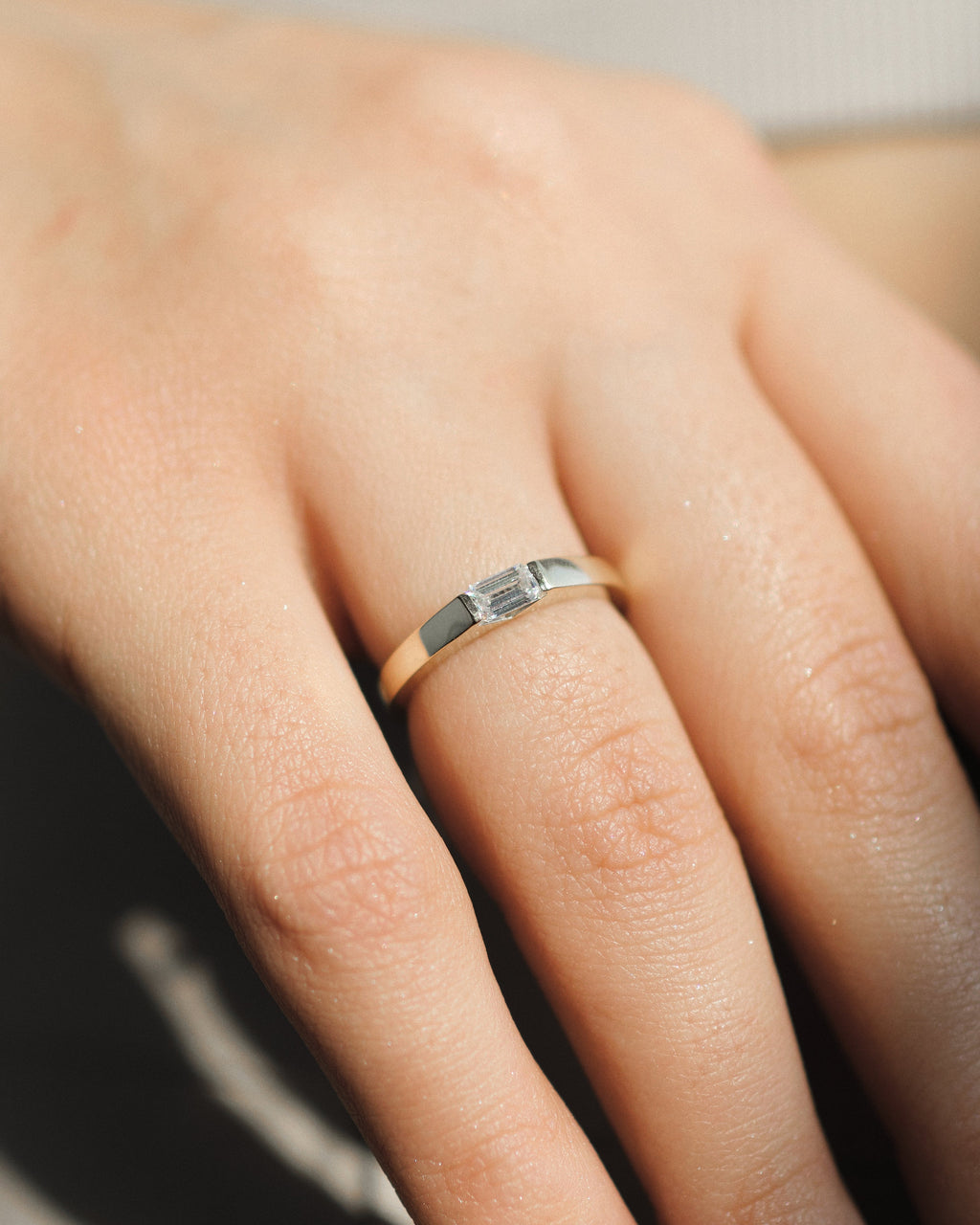 Bague Dvin diamant émeraude