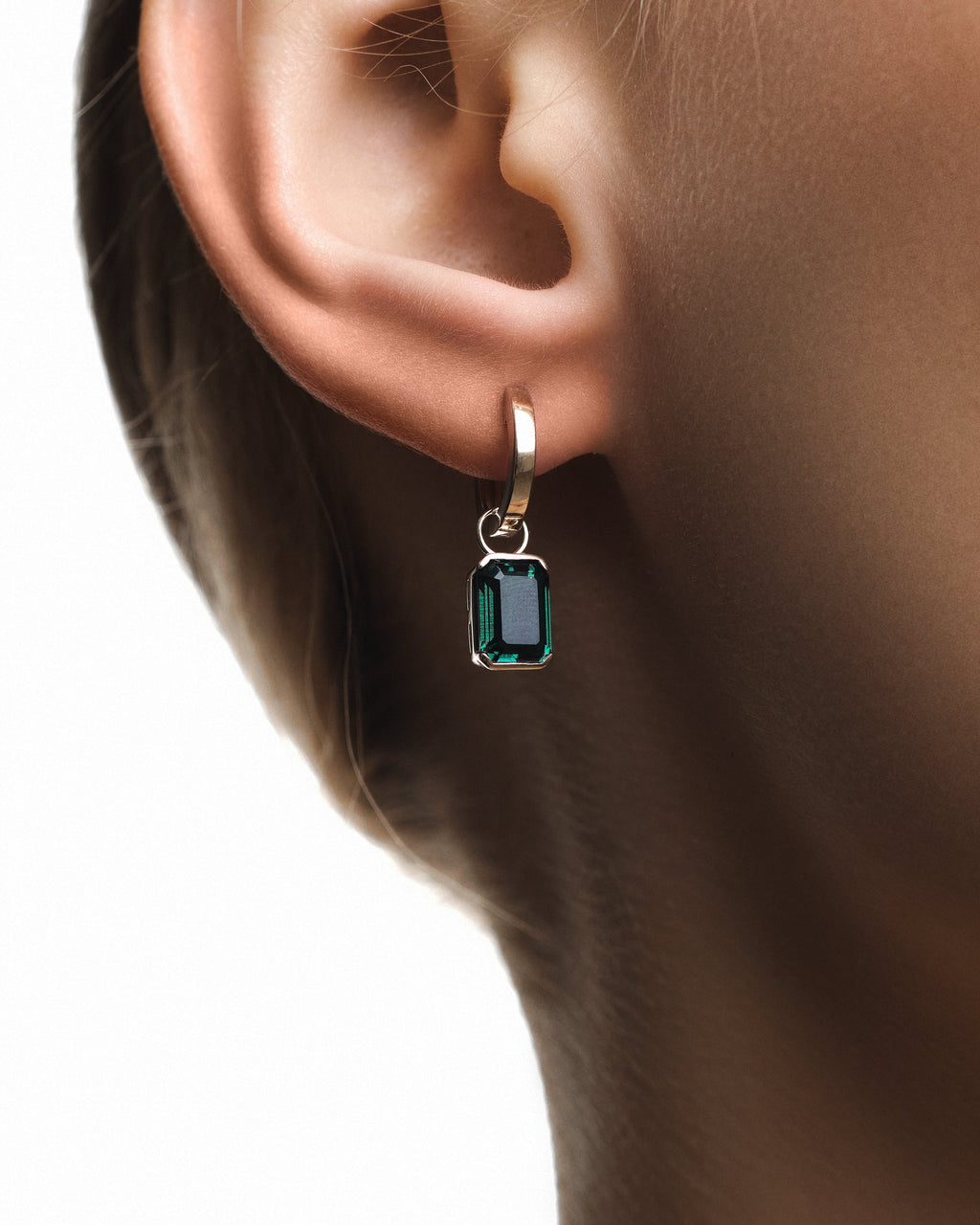 Huggie charm - Émeraude