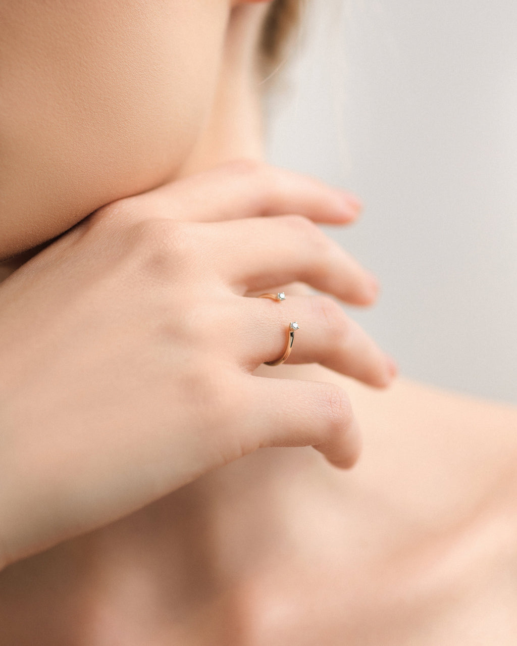 Bague Ani - deux diamants