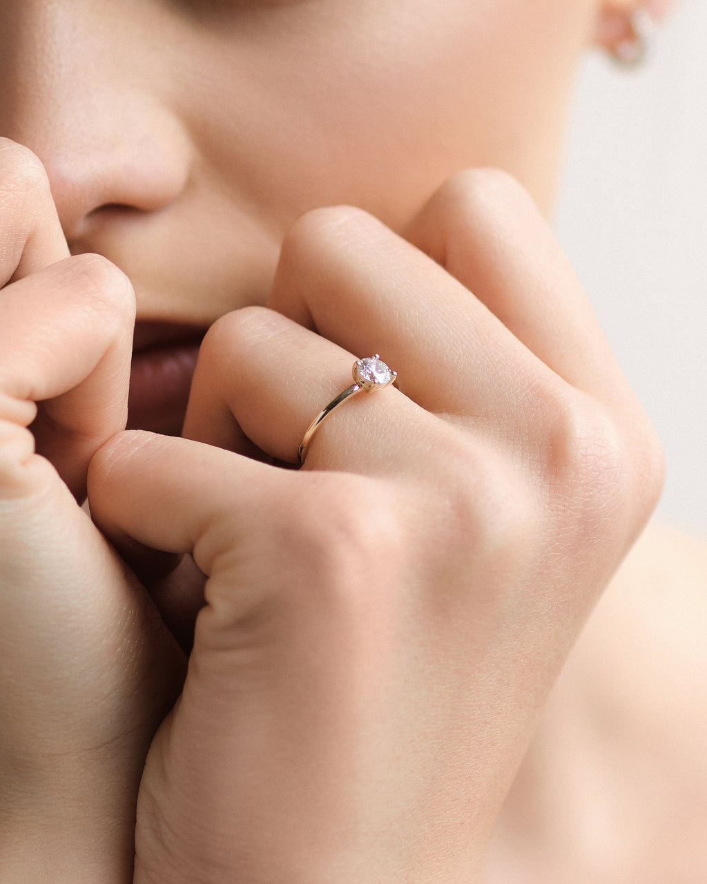 Bague solitaire Brillant