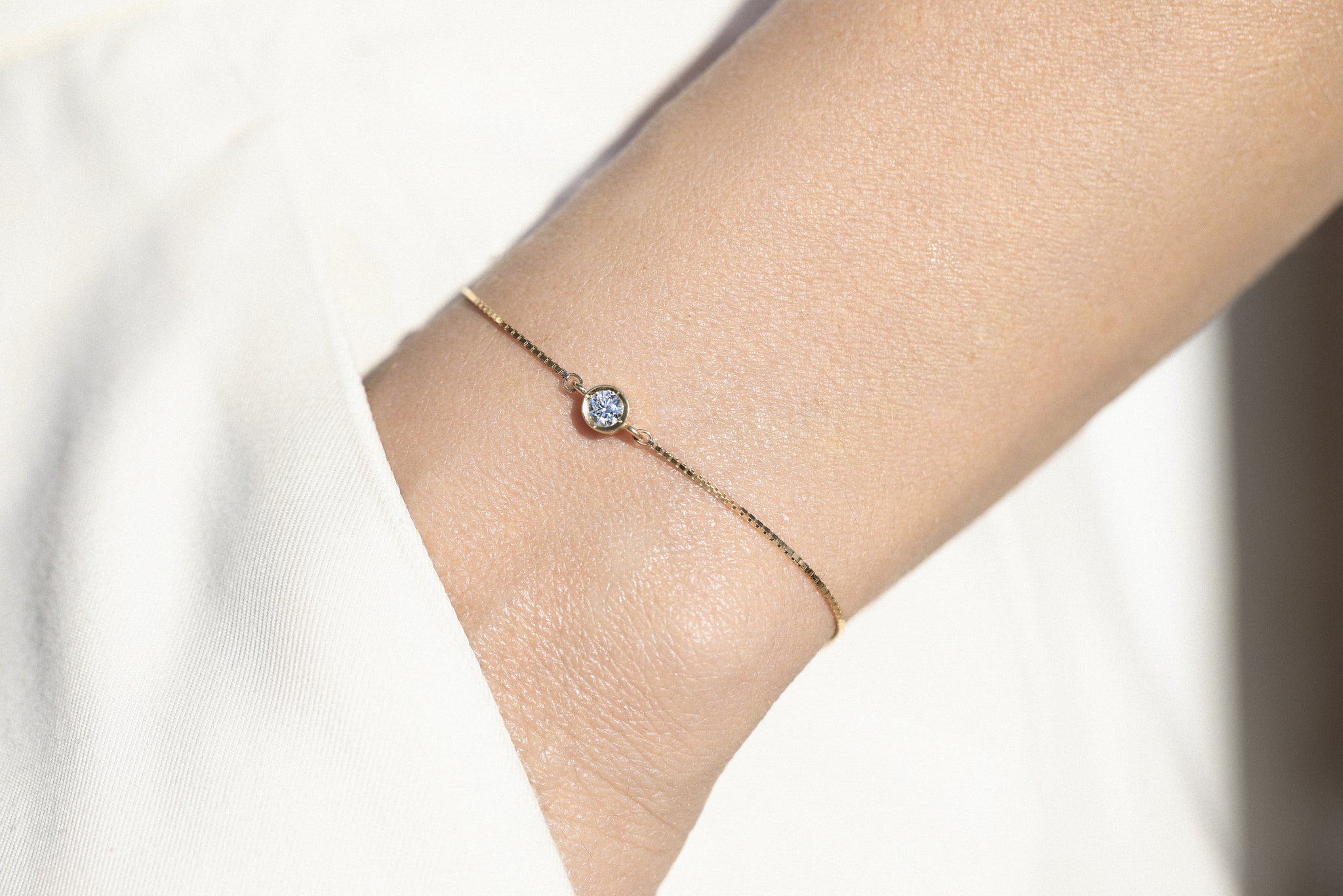 Bracelet solitaire Lév