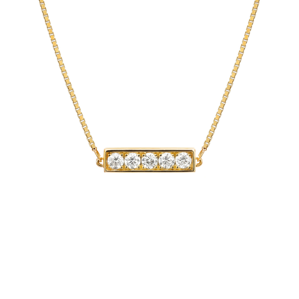 Collier Ligne de diamants