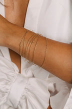 Bracelet jonc éclat - Or laminé