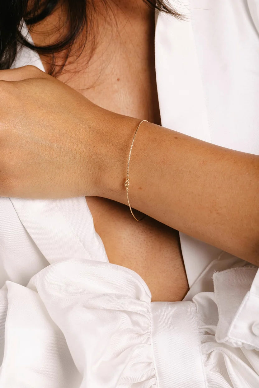 Bracelet jonc éclat - Or laminé