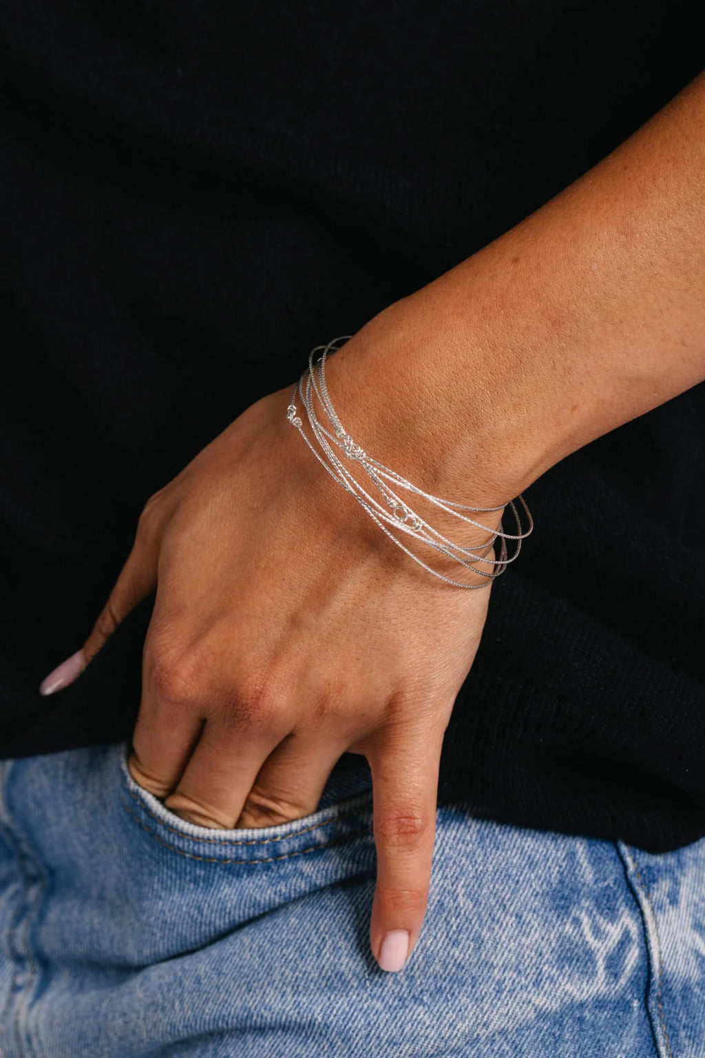 Bracelet jonc éclat - Argent 925