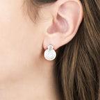 Boucle d'oreille à clou en diamant