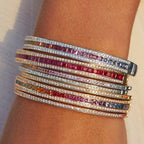 Bracelet Journey en diamants, saphirs jaunes et or jaune 18 carats