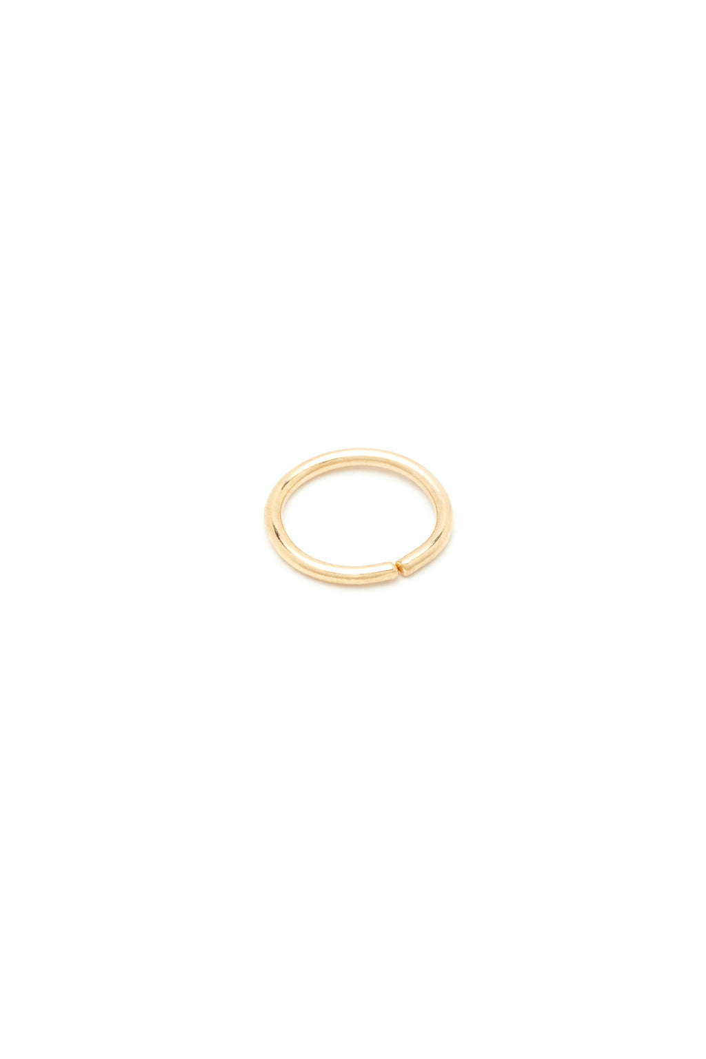 Anneau piercing en or jaune 18 carats