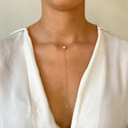 Collier Anima avec diamant rond taille pie-cut
