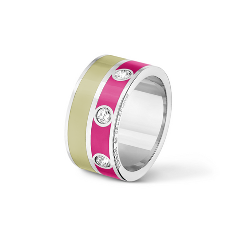 Bague Double 3 diamants