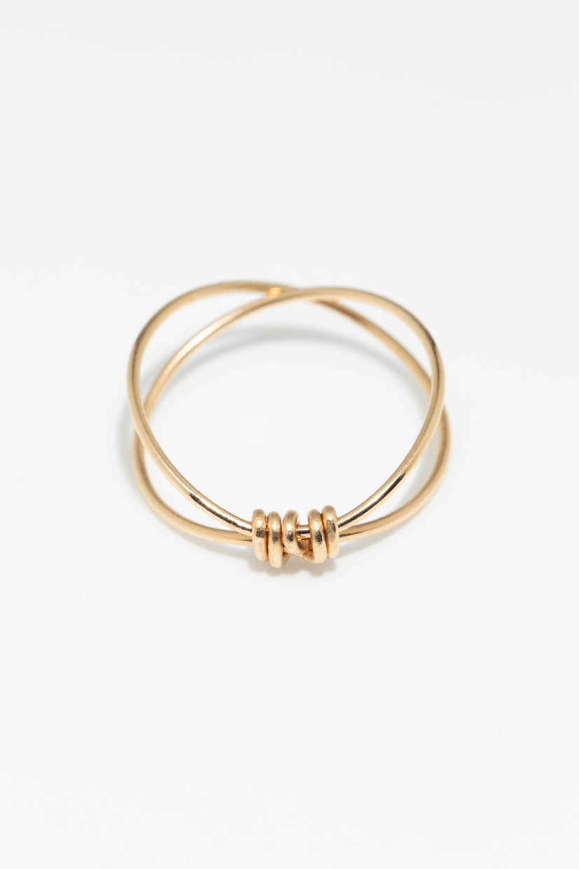 Bague Ananta croisée