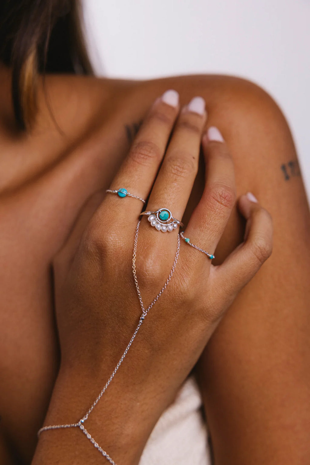 Bague Frida en perles de culture et argent