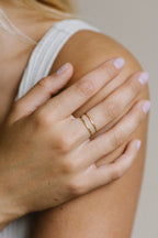 Bague Martelé diffus