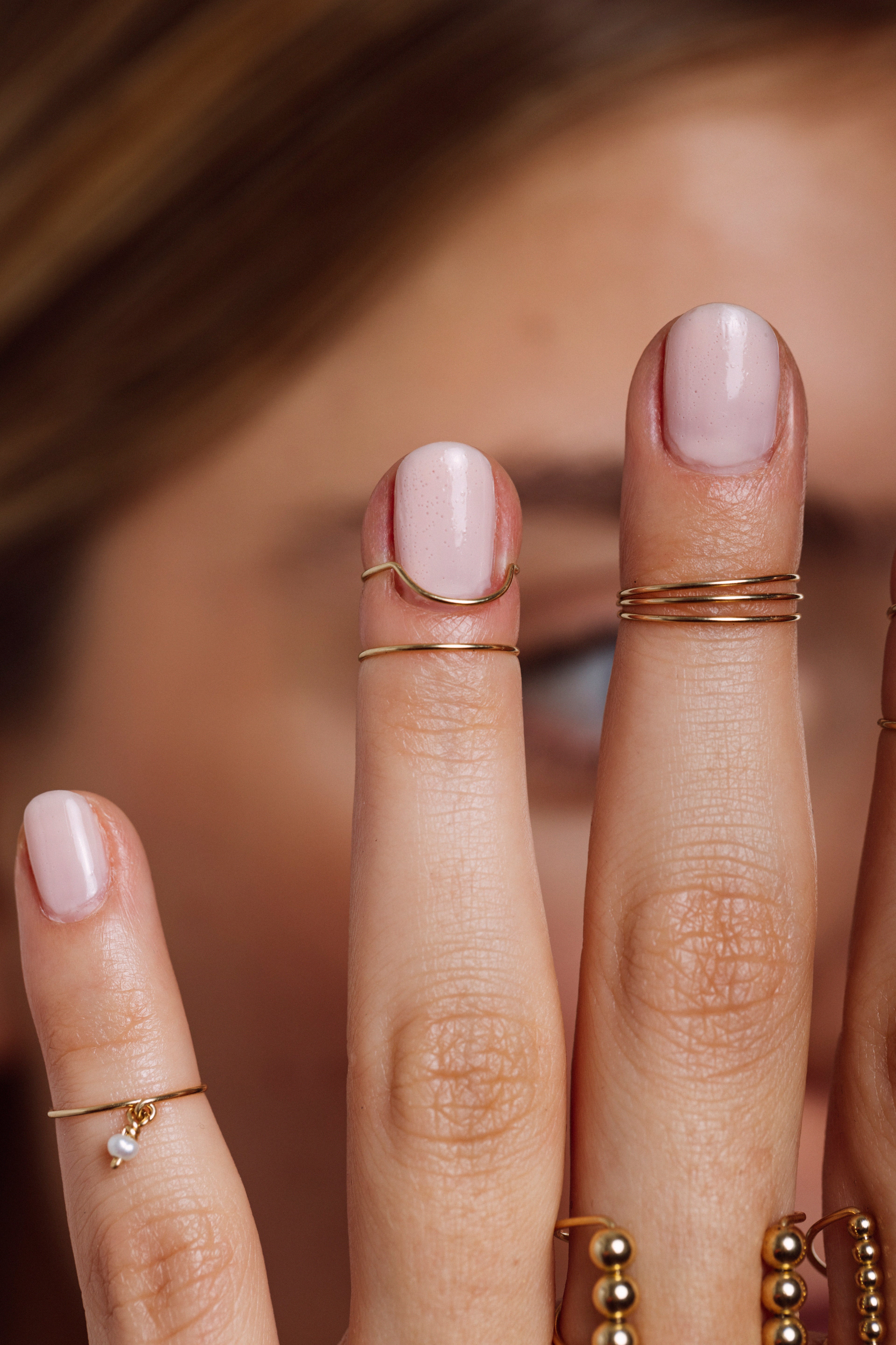 Bague phalange Multirangs