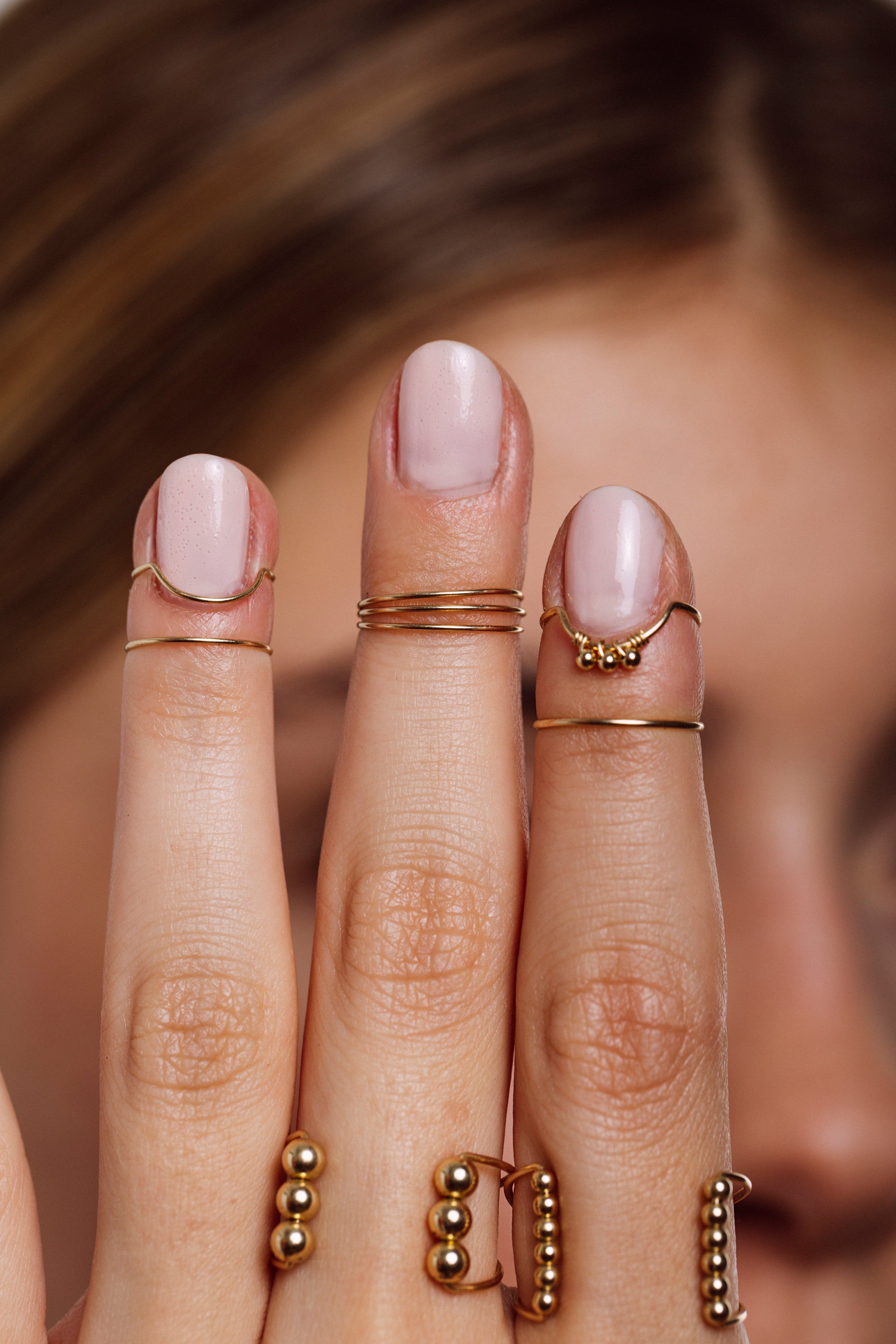 Bague d'ongle Tissage