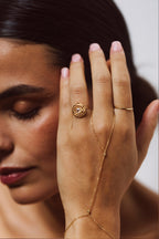 Bague moyenne Rosa avec diamant blanc