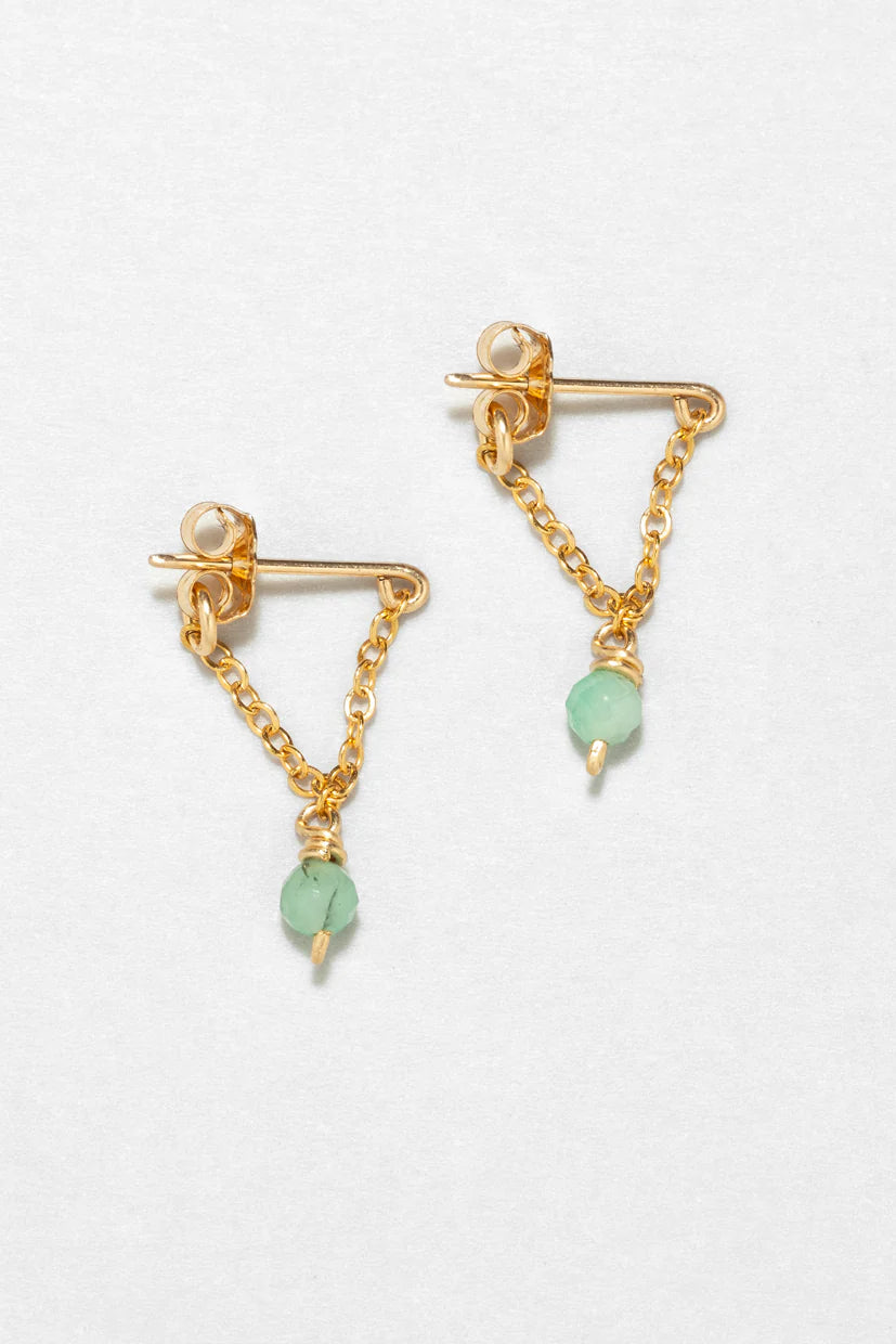 Boucle d'oreille chaînette Anna