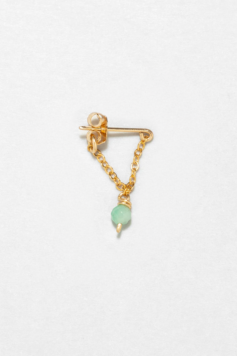Boucle d'oreille chaînette Anna