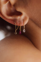 Boucle d'oreille chaîne Mia essentiel