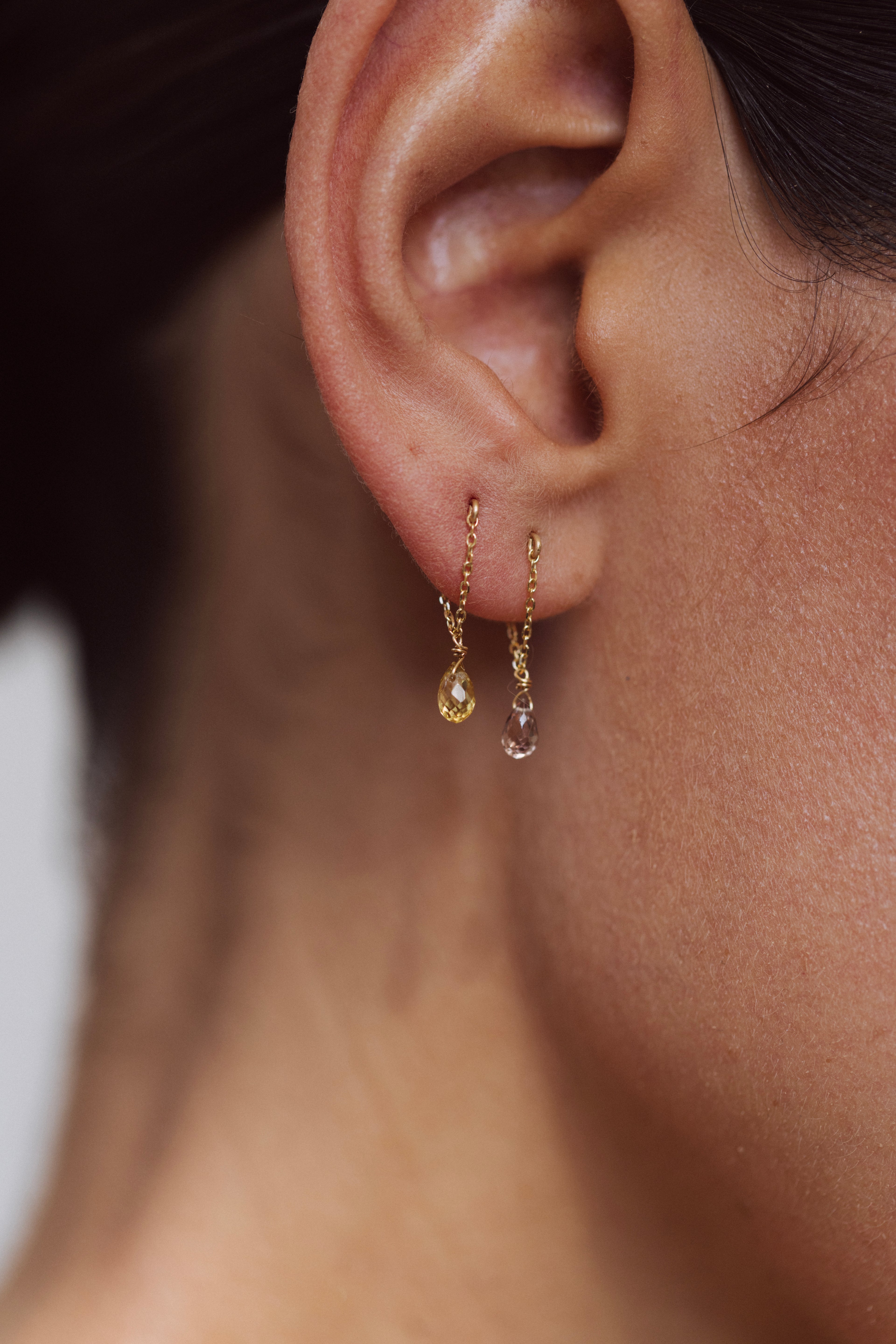 Boucle d'oreille chaîne Mia essentiel