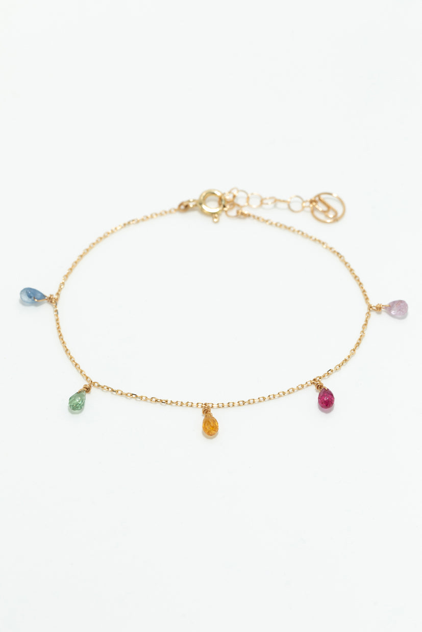 Bracelet chaîne pampille Sofia