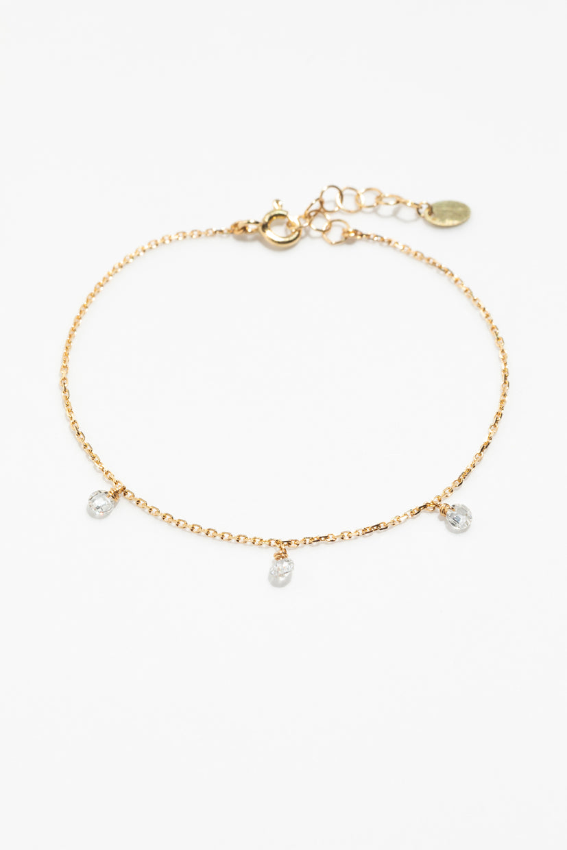 Bracelet chaîne pampille Sofia