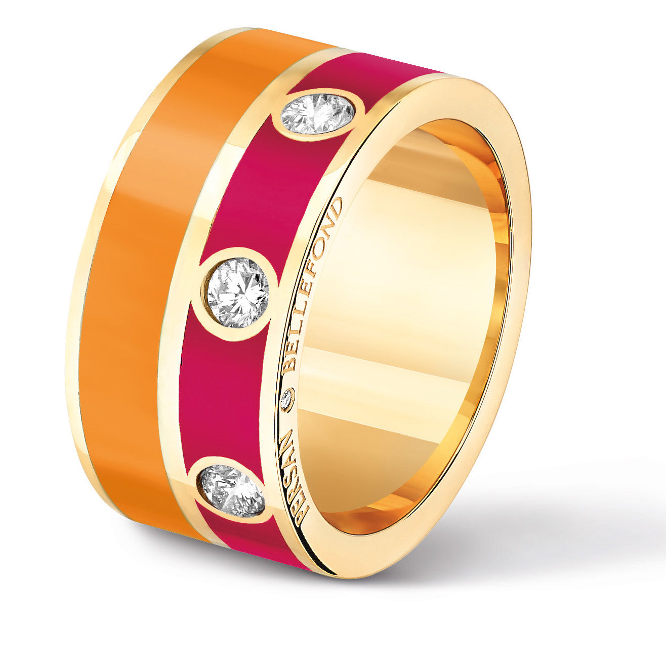 Bague Double 3 diamants