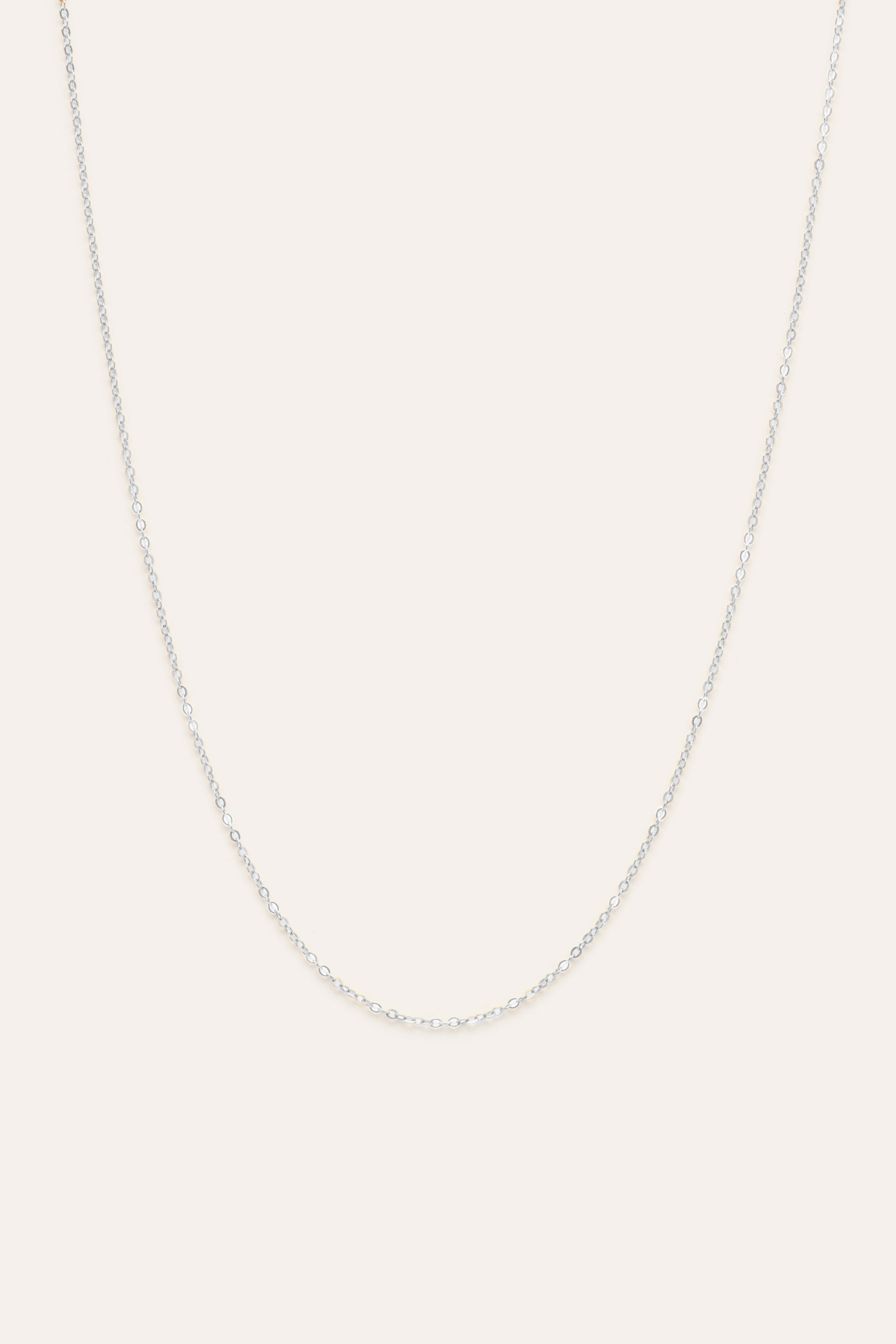 Chaîne fine en or laminé ou argent