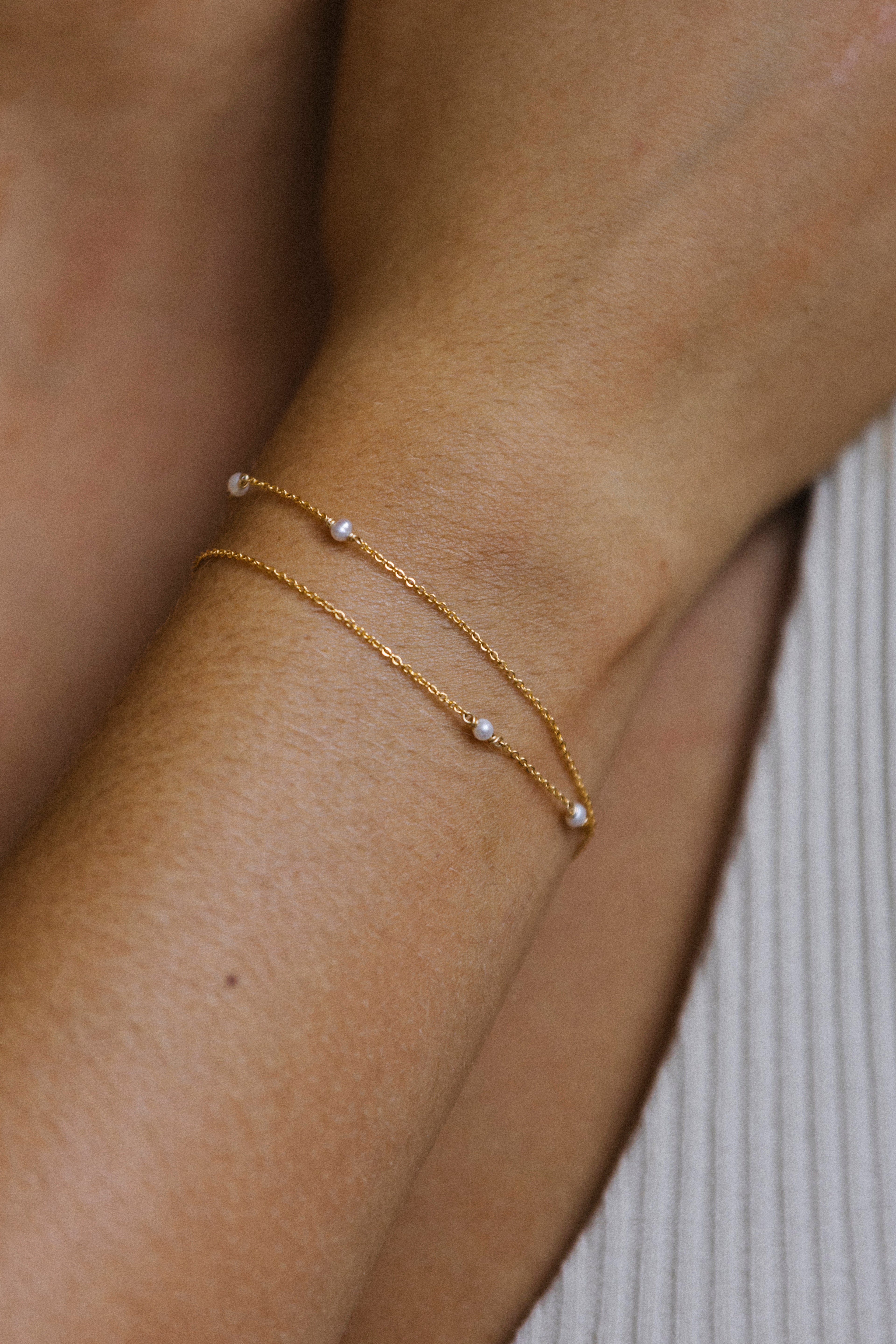 Collier-bracelet double Satellite