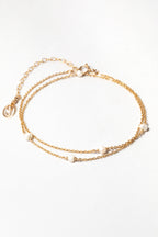 Collier-bracelet double Satellite