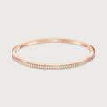Bracelet Journey en diamants, saphirs roses et or rose 18 carats
