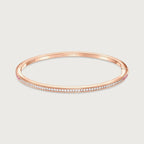 Bracelet Journey en diamants, saphirs roses et or rose 18 carats