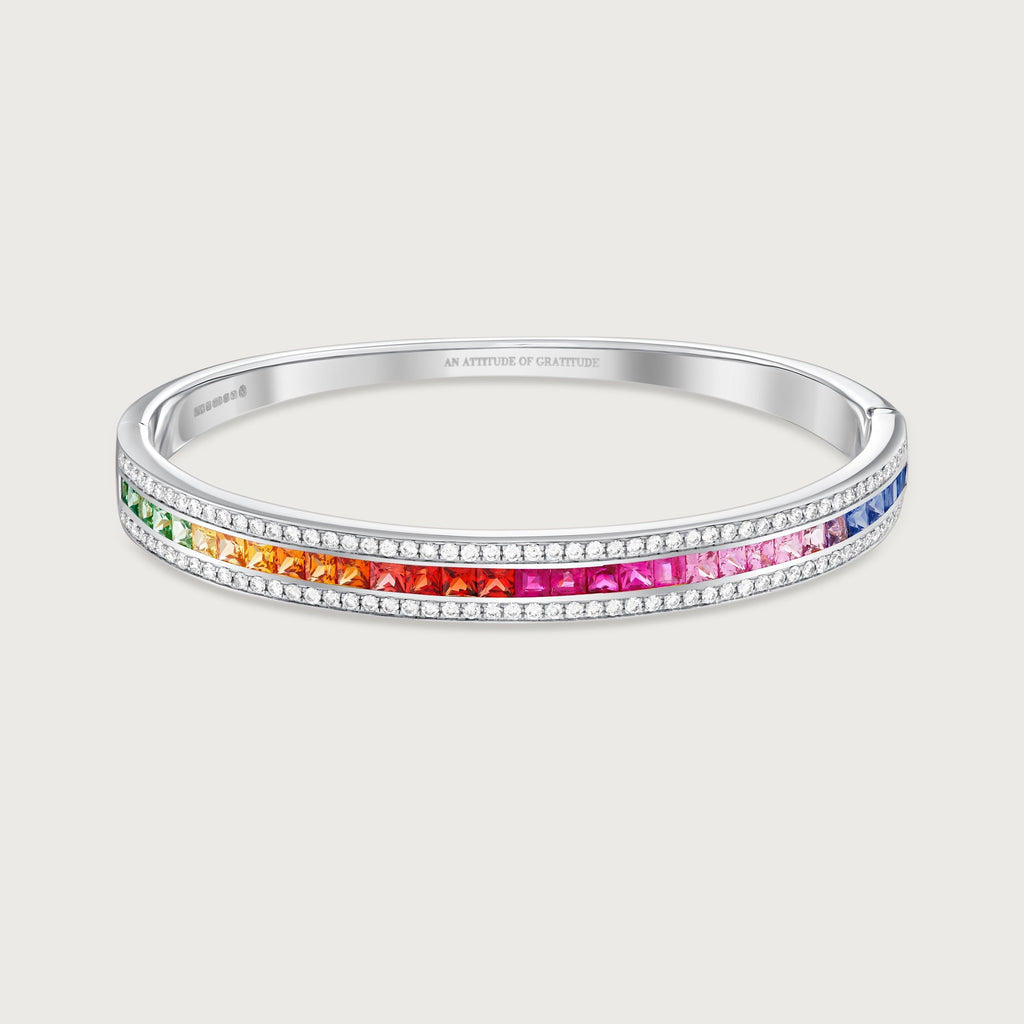 Bracelet Union arc-en-ciel et diamants