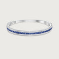 Bracelet Union en saphirs bleus et or blanc 18 carats