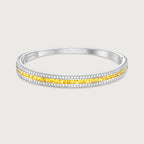 Bracelet Union en saphirs jaunes et diamants