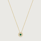 Collier et bracelet My Universe en émeraude et diamants, or jaune 18 carats