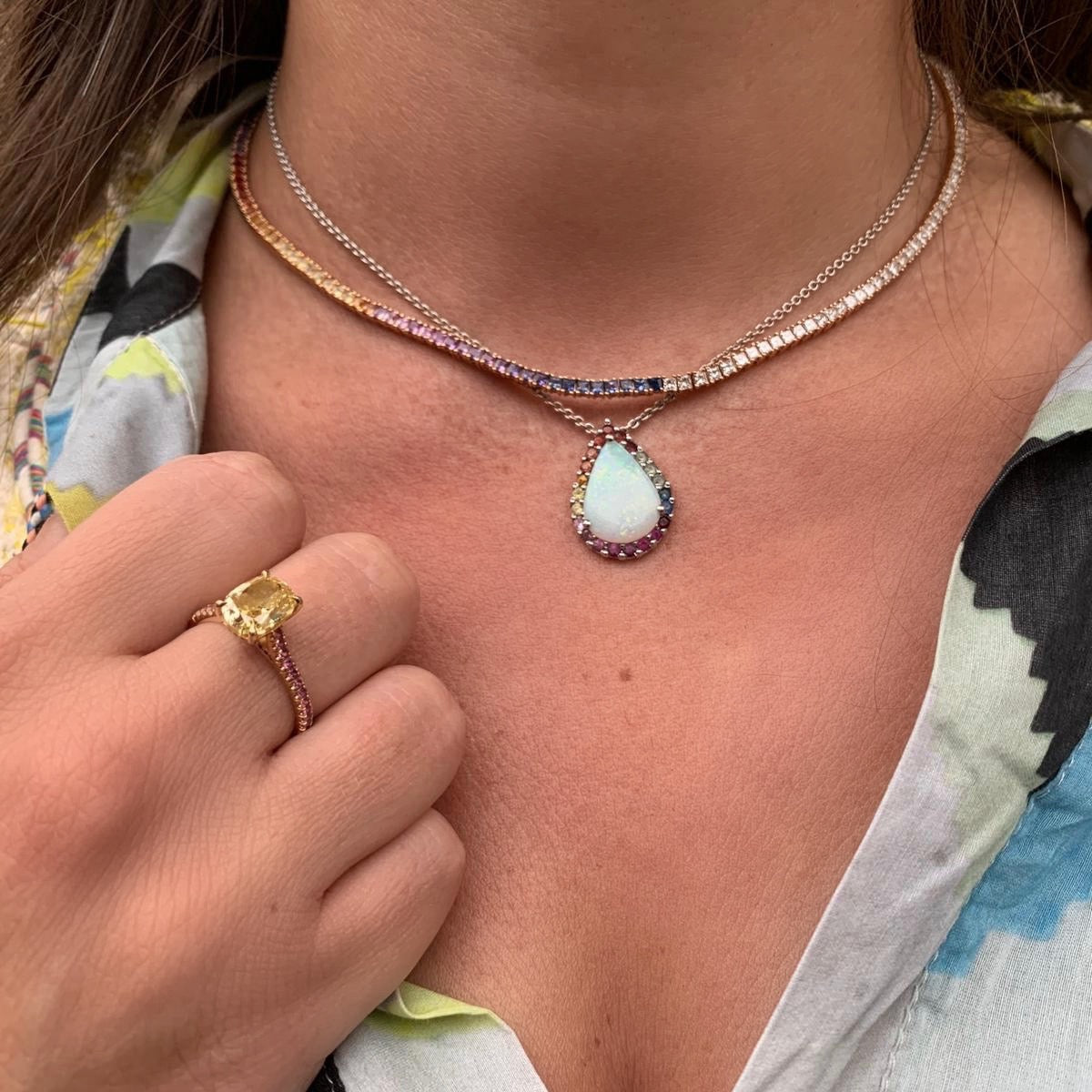 Collier tennis Dusk & Dawn