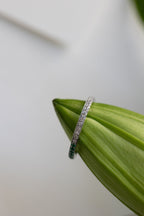 Bague Journey en diamants et émeraudes, or rose 18 carats