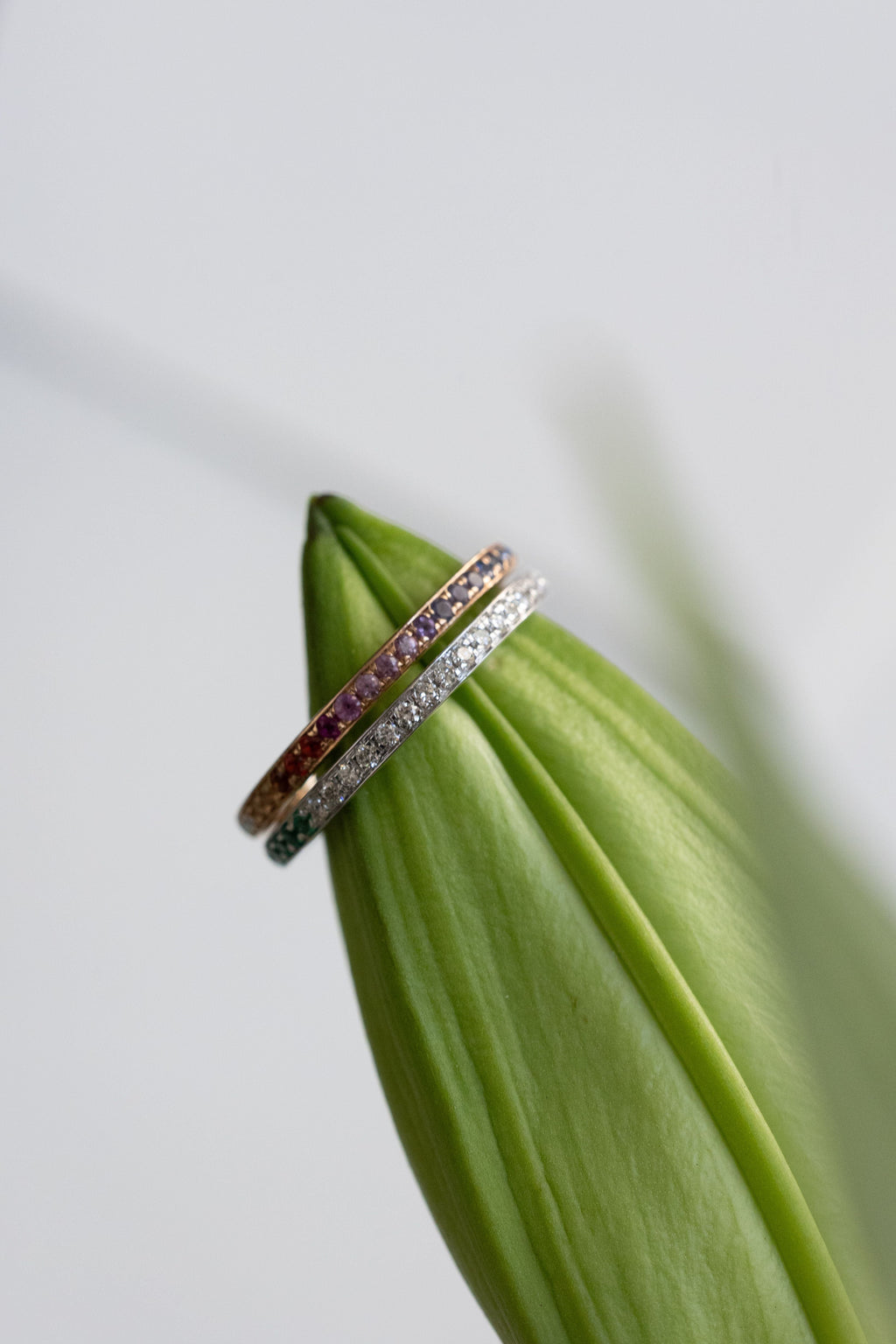 Bague Journey arc-en-ciel et diamants