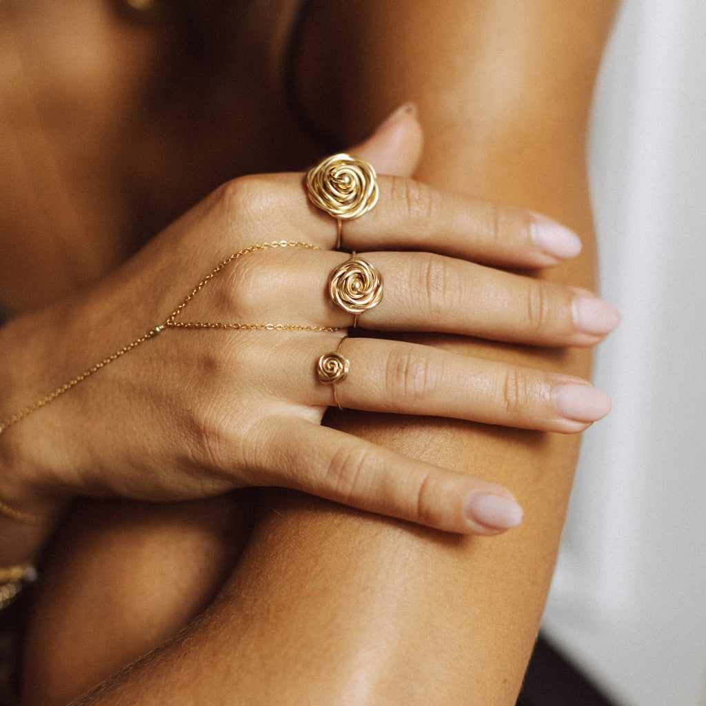 Maxi bague Rosa