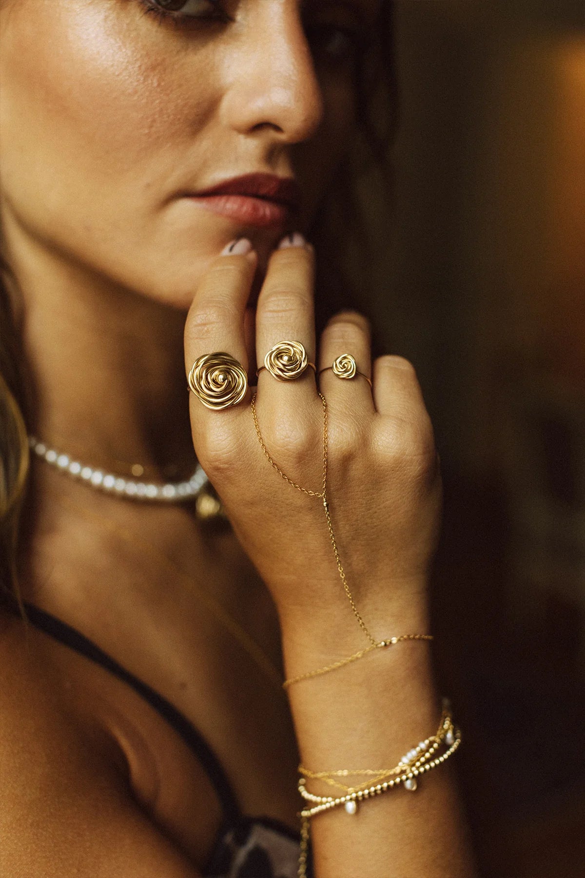 Bague moyenne Rosa