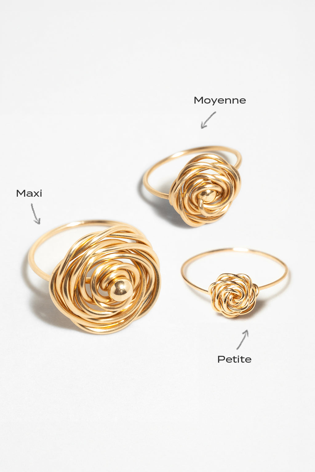 Bague moyenne Rosa