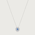 Éclipse Alice en opale bleue, diamants et or blanc 18 carats