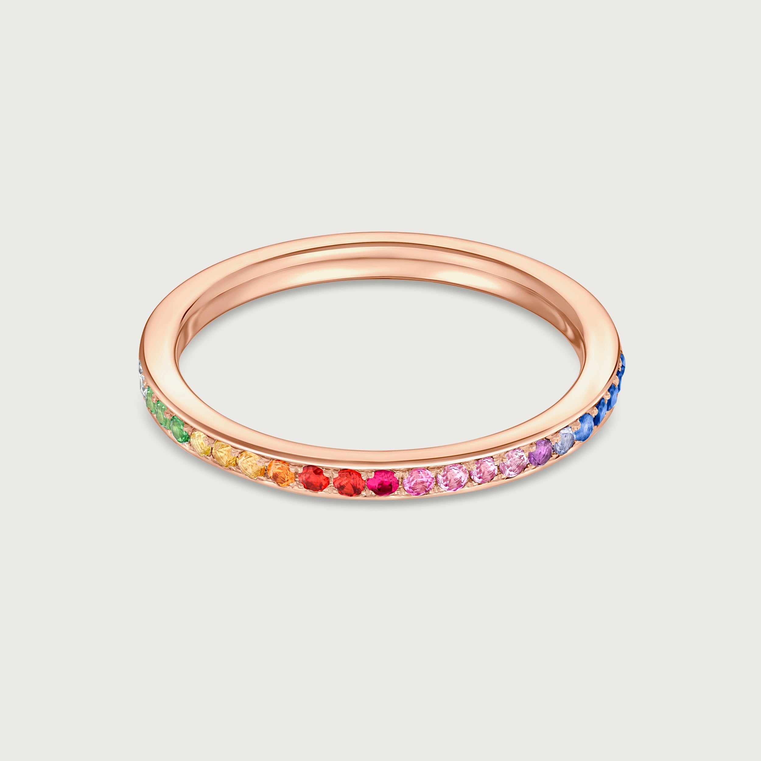 Bague Journey arc-en-ciel et diamants