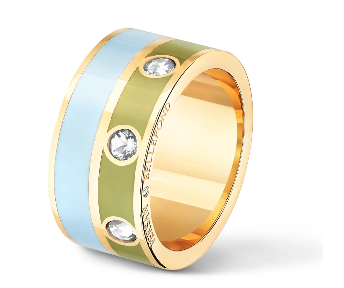 Bague Double 3 diamants