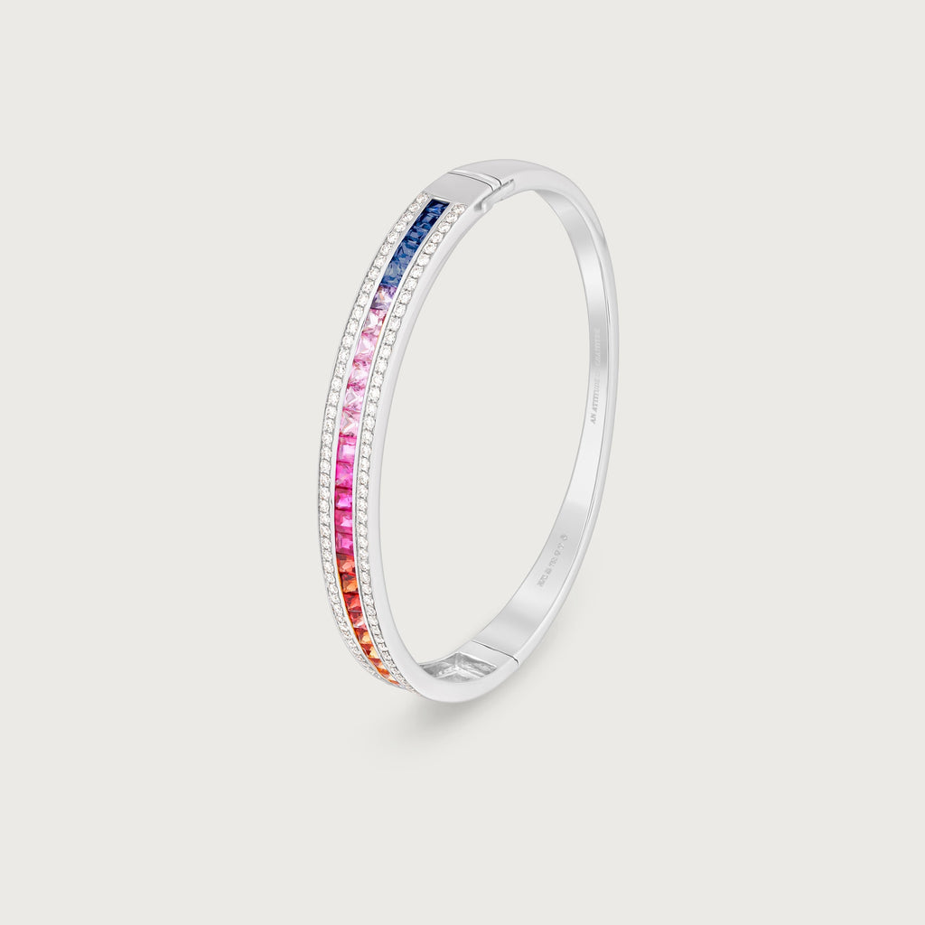 Bracelet Union arc-en-ciel et diamants
