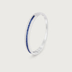 Bracelet Union en saphirs bleus et or blanc 18 carats