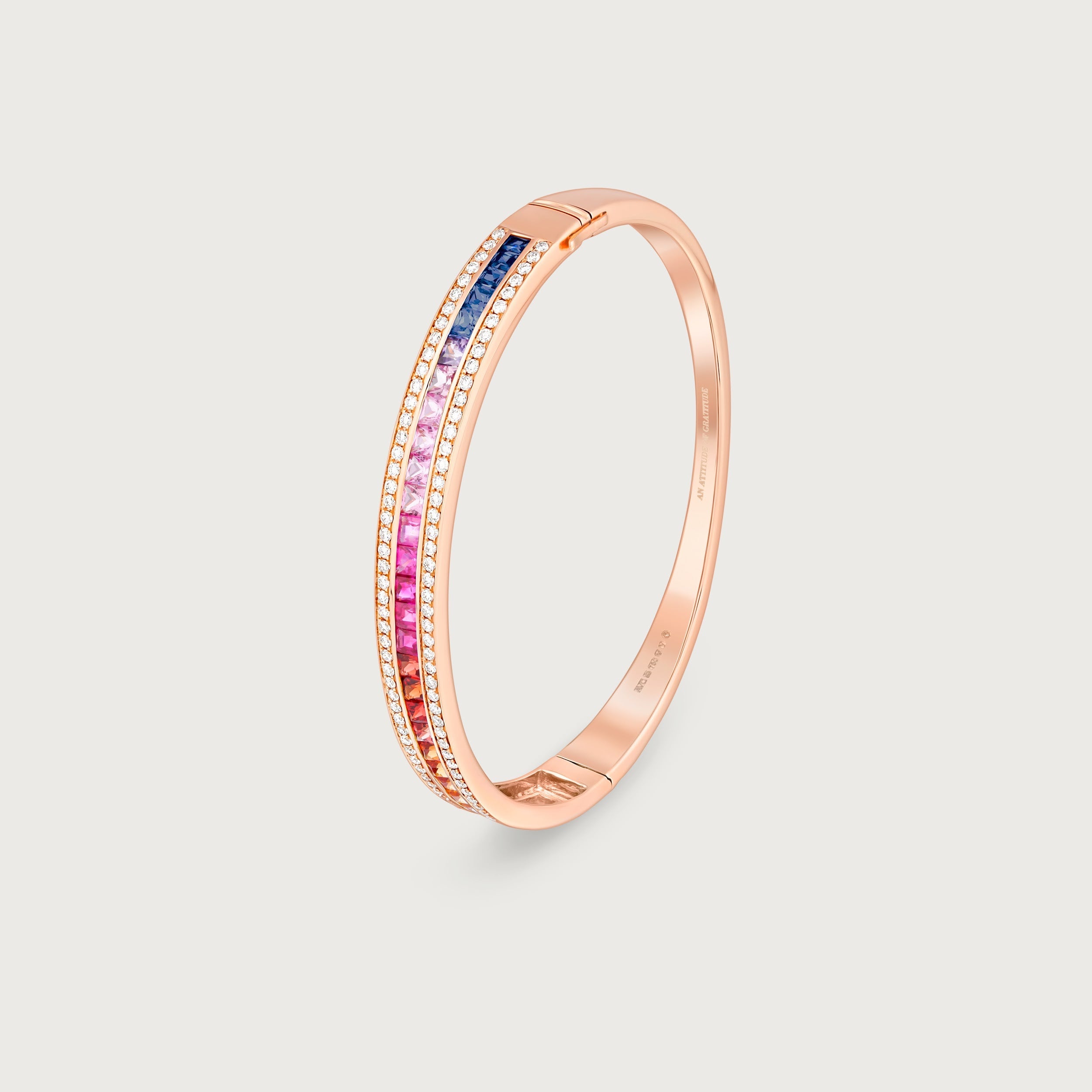 Bracelet Union arc-en-ciel et diamants